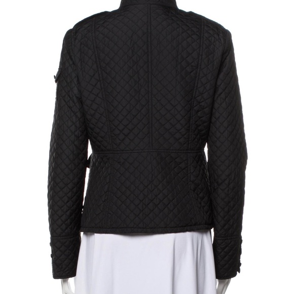 NWOT Tory Burch Black Quilted Jacket w/ Gold “T” Buttons Size 0 - PRISTINE - Picture 9 of 13
